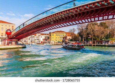 March 06, 2014: Bridge Of The Constitution (Ponte Della Costituzione In Italian) In Venice In Veneto, Italy