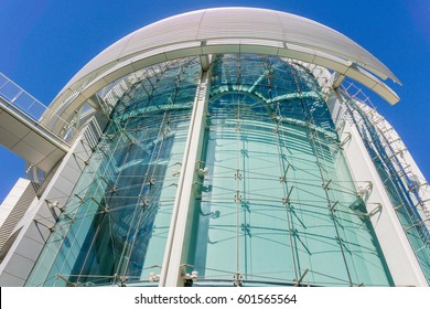 March 14, 2017, San Jose, California/USA - Close Up Of The Modern City Hall Building Of San José On A Sunny Day, Silicon Valley, California