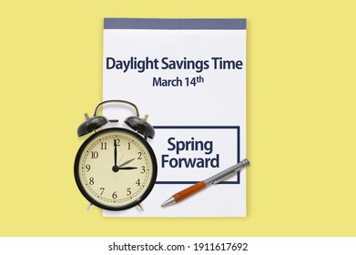 March 14 Spring Forward Daylight Savings Time