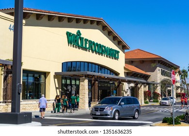 March 17, 2019 Palm Desert / CA / USA - The Whole Foods Supermarket Located In Coachella Valley