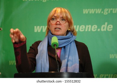 MARCH 18, 2007 - BERLIN: Claudia Roth At A Press Conference Of The Green Party In Berlin.