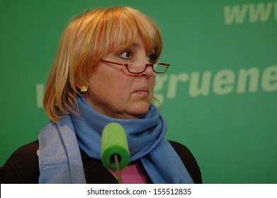 MARCH 18, 2007 - BERLIN: Claudia Roth At A Press Conference Of The Green Party In Berlin.