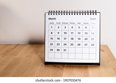 March 2021 Calendar - Month Page