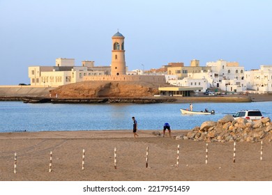 March 21 2022 - Sur In Oman: People Come Together At The Harbor In The Bay Of Sur