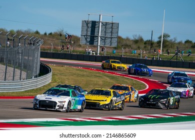 March 27, 2022 - Austin, TX, USA: Chris Buescher Races For Position For The Echo Park Automotive Grand Prix At Circuit Of The Americas In Austin, TX.