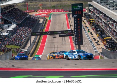 March 27, 2022 - Austin, TX, USA: Chris Buescher Takes To The Track For The Echo Park Automotive Grand Prix At Circuit Of The Americas In Austin, TX.