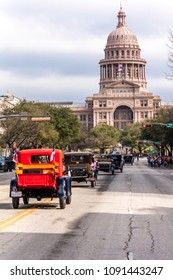 MARCH 3, 2018 - AUSTIN TEXAS - Texas Independence Day Parade On Congress Avenue At The Annual Parade To The Texas Capitol, Texas' Declaration Of Independence