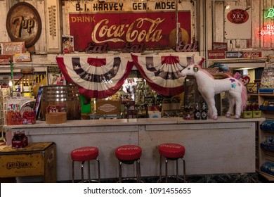 MARCH 6, 2018 - Old Fashioned Soda Fountain, Jefferson General Store - Texas Americana, Jefferson, Texas