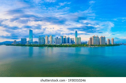 March 6, 2021:Urban scenery of Huizhou City, Guangdong Province, China
