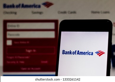 March 8, 2019, Brazil. Logo Of One Of The Largest Banks Of The United States 