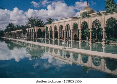 MARCH 8,2019: Image Of Interiors In Royal Mansour Marrakesh Luxury Hotel In Morocco.