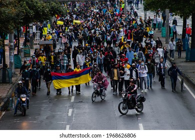 March Against The Reforms Of The Government Of Ivan Duque And The Police Abuse , Bogotá May 5, 2021 