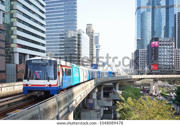 March2018 Bts Electric Train On Landmarks Stock Photo (Edit Now) 1048089478