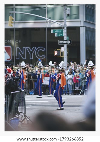 Marching Band at Macy's Day Parade 