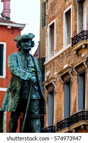 Marco Polo Statue In Venezia