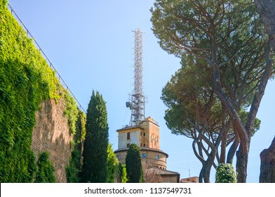 Marconi Radio Transmission Center In The Vatican Gardens. Vatican Radio