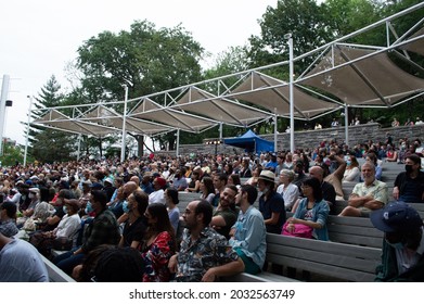 Marcus Garvey Park, Harlem, NY, USA - August 29, 2021: The Annual Charlie Parker Jazz Festival Presented By CityParks Summer Stage