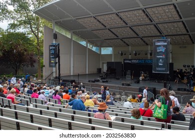 Marcus Garvey Park, Harlem, NY, USA - August 29, 2021: The Annual Charlie Parker Jazz Festival Presented By CityParks Summer Stage