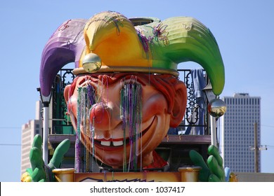 Mardi Gras Float Up Close