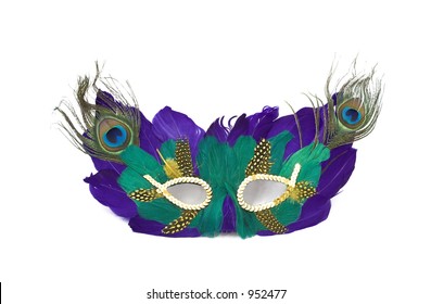 Mardi Gras Mask Isolated