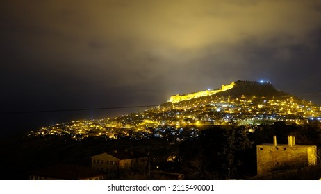 Mardin Night, Cloudy, City Lights