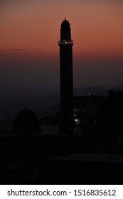 Mardin Night View From Ulu Mosque Minaret.