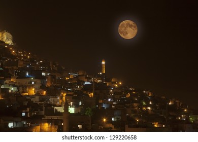 Mardin, Old Town At Night