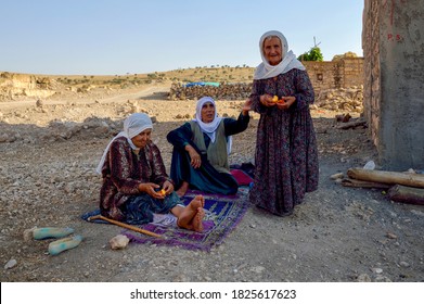 MardinTurkey 08.23.2015
Kurdish Women Eating Fruit In The Shade