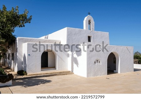 Mare de Déu del Pilar Church, La Mola, Formentera, Pitiusas Islands, Balearic Community, Spain