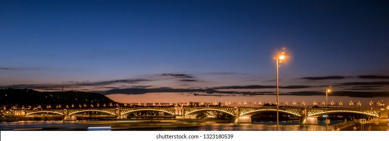 Margaret Bridge In Budapest