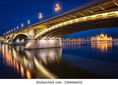 Margaret Bridge In Budapest