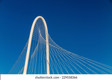 Margaret Hunt Hill Bridge In Dallas, Texas