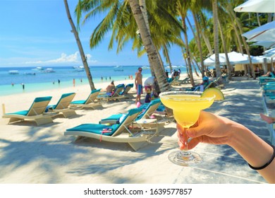 A Margarita In Alona Beach Bohol Island Philippines