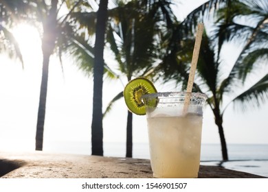 Margarita By The Pool On Vacation