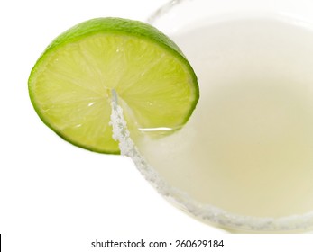 Margarita Cocktail Isolated On White Background