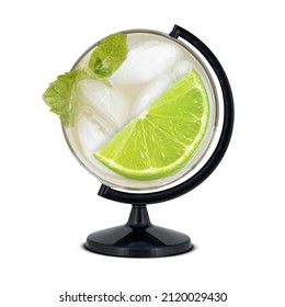 Margarita Day, national Margarita  Day, international Margarita Day, world Margarita Day, on top of the globe stand - Powered by Shutterstock