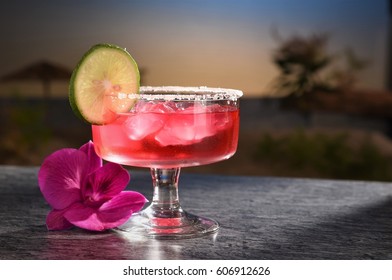 Margarita Pink Lady Cocktail