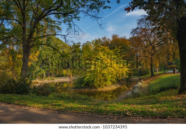 Maria Josefa Park Schweizergarten Beautiful Park Stock Photo Edit