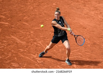 Maria Sakkari Of Greece During The French Open, Grand Slam Tennis Tournament On May 25, 2022 At Roland-Garros Stadium In Paris, France.