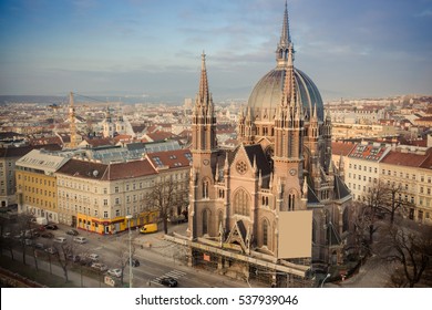 Maria Vom Siege church in Wien - Vienna, Austria, Europe, December 2016