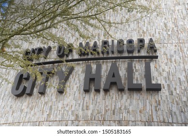  Maricopa AZ 02/18/2018 The New City Hall In The Town Of Maricopa Arizona 