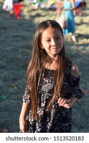 Maricopa AZ 04/19/2019  Girl Enjoying Easter Event In Maricopa Arizona 