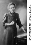 Marie Curie (1867-1934), Polish-French physicist who won two Nobel Prizes, in 1903 for Physics and 1911 for Chemistry.