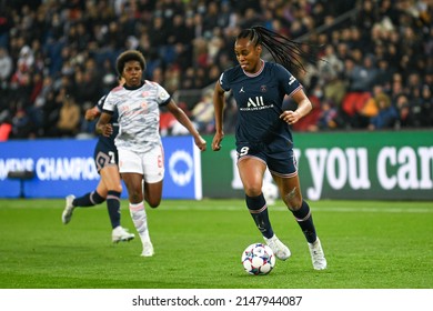 Marie-Antoinette Katoto of PSG during the football match between Paris Saint-Germain (PSG) and FC Bayern Munich (Munchen) on March 30, 2022 at Parc des Princes stadium in Paris, France.