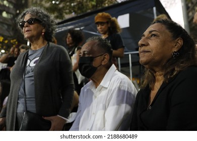 Marielle Franco's Mother, Marinete Da Silva, And Father, Antonio Francisco Da Silva In Tribute To Murdered Councilwoman. Homage To Political Crime Victim - Rio De Janeiro, Brazil 07.27.2022