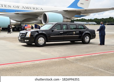 MARIETTA, GA- SEPTEMBER 25, 2020: President Donald Trump's Limousine Called 