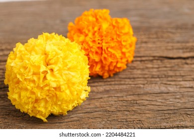 Marigold Flower For Dasara Festival, Indian Festival Flower Decoration.