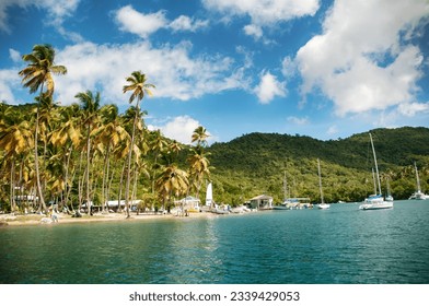 Marigot Bay, Saint Lucia, Caribbean
