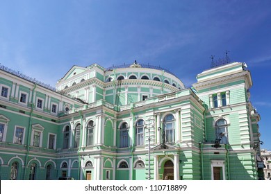 The Mariinsky Opera And Ballet Theater In Saint Petersburg, Russia