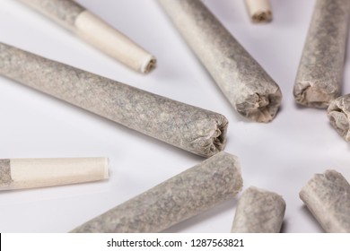 Marijuana Cannabis Preroll Cigarette Stock Photo 1287563821 | Shutterstock